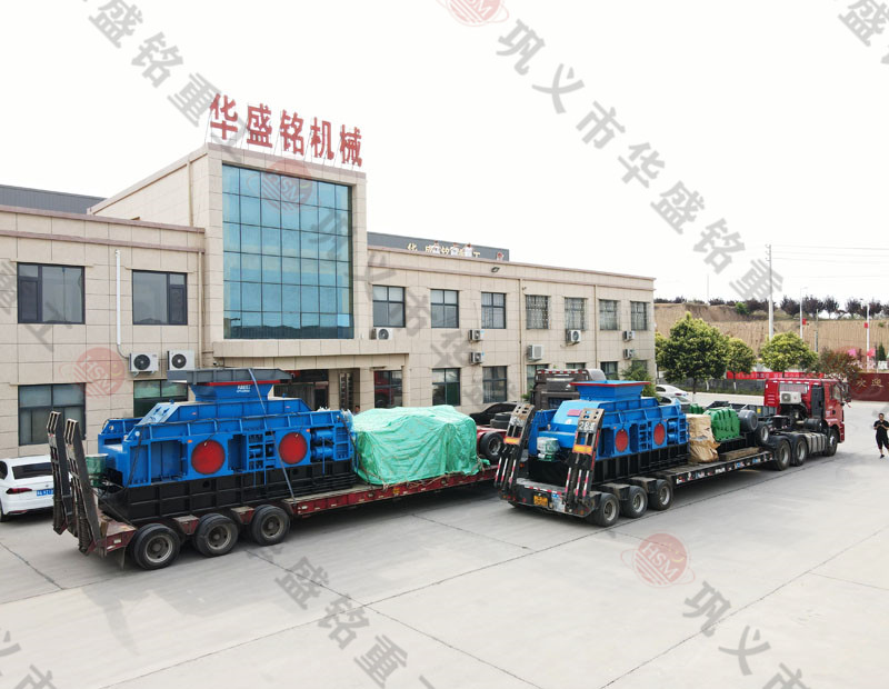 水泥廢料用什么破碎好？就用液壓對輥制砂機(jī)